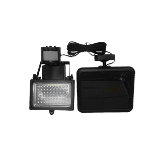 luminaria de emergencia rectangular solar con sensor