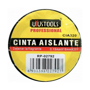 CINTA AISLANTE NEGRA 0.15X18mmX20Y