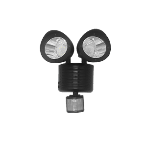 luminaria de emergencia bifocal solar con sensor