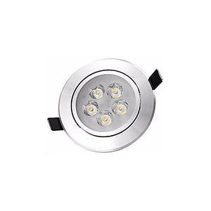 FOCO LED EMBUTIDO REDONDO 5W 6500K LUZ FRIA	UYUSTOOLS