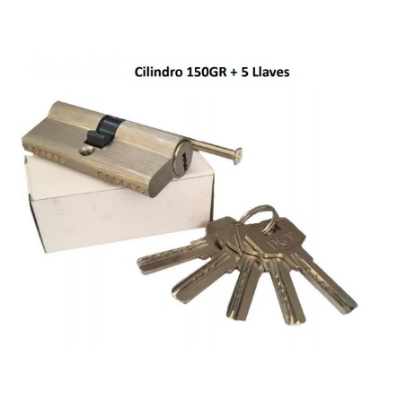 CILINDRO MULTIPUNTO 150GR + 5 LLAVES