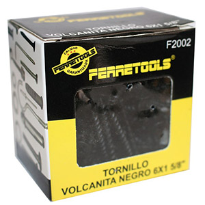 TORNILLO VOLCANITA NEGRO