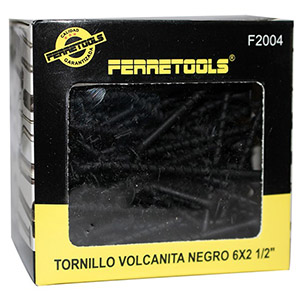 TORNILLO VOLCANITA NEGRO 