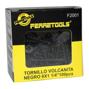 TORNILLO VOLCANITA NEGRO,	FERRETOOLS