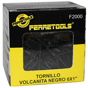 TORNILLO VOLCANITA NEGRO, FERRETOOLS