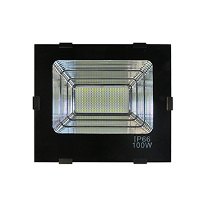 foco led smd 100w negro ancho