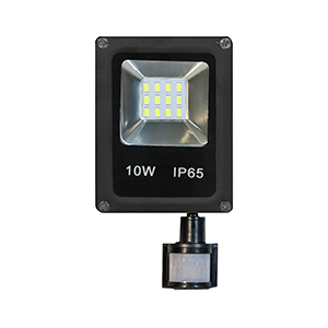 foco led smd 10w negro con sensor