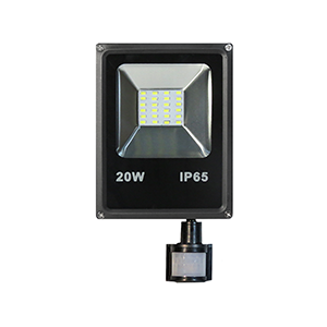 foco led smd 20w negro con sensor