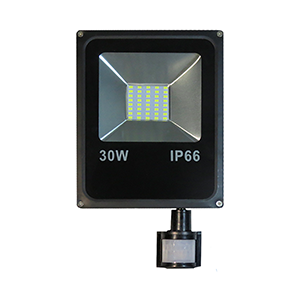 foco led smd 30w negro con sensor